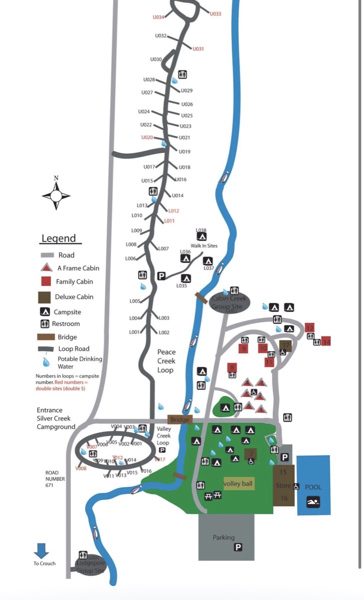 Silver Creek Plunge property map